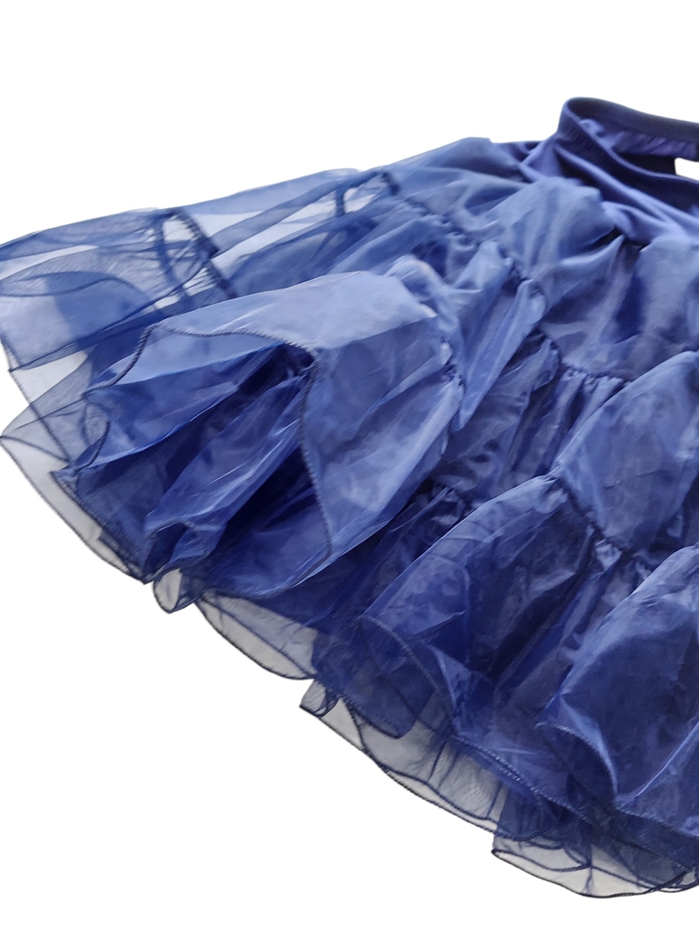 NWT Shimaly Royal Blue Petticoat Tutu Crinoline Underskirt Rockabilly Costume - Picture 8 of 13